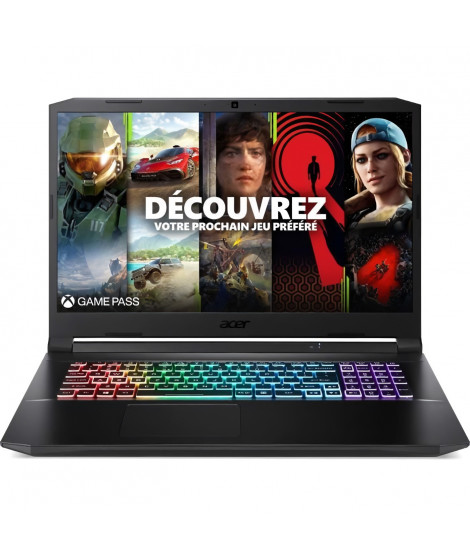 PC Portable Gamer - ACER - Nitro 5 AN517-54-9875 -17,3 FHD 144Hz - Core i9-11900H -16Go -Stockage 512Go SSD - RTX3060 - W11 -…