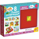 8 puzzles progressifs - Carotina Baby - les Bébés Animaux - avec support auto correctif - LISCIANI