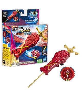 Toupie Beyblade Burst QuadStrike avec lanceur Xcalius - BEYBLADE - Pack Lanceur puissance et vitesse Xcalius