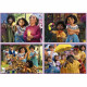 Puzzles progressifs Disney Encanto - 4 niveaux de difficulté - Marque Educa