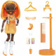 Rainbow High S23 Fashion Doll - Poupée 27 cm Michelle St Charles (Orange Fluo) - 1 tenue, 1 paire de chaussures et des access…