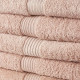 TODAY Essential - Lot de 10 serviettes de toilette 50x90 cm 100% Coton coloris rose