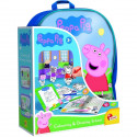 Sac a dos coloriage et école de dessin - Peppa Pig - LISCIANI