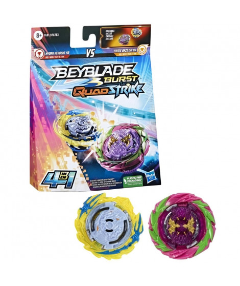 Beyblade Burst QuadStrike Dual Pack Fierce Bazilisk et Hydra Kerbeus