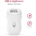 Epilateur électrique  SILK'N - EPI1PE1001 - secteur ou sans fil - 2 accessoires - blanc