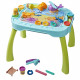 Table de création Play-Doh réversible pour enfants avec 15 accessoires et 6 pots de pâte a modeler