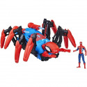 Figurine Spider-Man Véhicule Araignée de combat HASBRO - Lance de l'eau et des projectiles - Des 4 ans