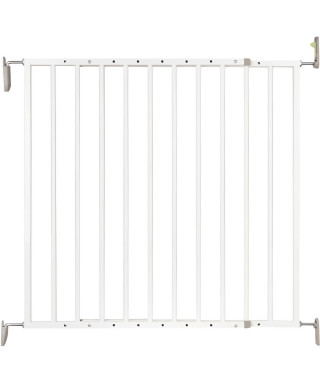 NORDLINGER PRO Barriere de sécurité Enfant VICTORIA - 64 a 113 cm - Blanc - Pivotante - Ouverture facile