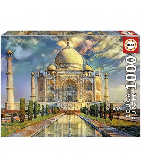 Puzzle TAJ MAHAL - 1000 pieces - Educa - Architecture et monument - Multicouleur