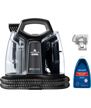 BISSELL Spot Clean Plus 3724N - Détache, Nettoie et Aspire - Léger et compact - Tube 2.20m