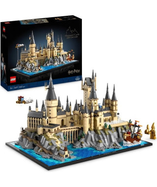 LEGO Harry Potter 76419 Le Château et le Domaine de Poudlard, Maquette a Construire pour Adultes, Incluant les Lieux Iconiques