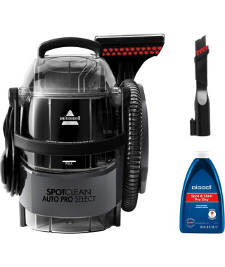 BISSELL SpotClean Auto Pro Select 3730N - Détache, Nettoie et Aspire - Réservoir grande capacité - Longue portée