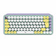 Clavier Sans Fil Logitech POP Keys Mécanique avec Touches Emoji Personnalisables, Bluetooth ou USB, Design Compact Durable - …