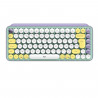 Clavier Sans Fil Logitech POP Keys Mécanique avec Touches Emoji Personnalisables, Bluetooth ou USB, Design Compact Durable - …