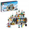 LEGO Friends 41756 Les Vacances au Ski, Set de Mini-Poupées Liann, Aron et Zac et Figurine Animale, Cadeau Noël