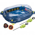 Beyblade Burst QuadStrike, set de combat Thunder Edge avec arene Beystadium, 2 toupies et 2 lanceurs, a partir de 8 ans