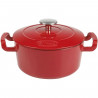 Cocotte tous feux dont induction - SITRAM - Fonte d'acier emmaillée - 2.5 L