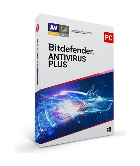 Bitdefender Antivirus Plus 2021 - 1 PC - 1 an