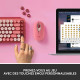 Clavier Sans Fil Logitech POP Keys Mécanique avec Touches Emoji Personnalisables, Bluetooth ou USB, Design Compact Durable - …
