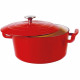 Cocotte tous feux dont induction - SITRAM - Fonte d'acier emmaillée - 2.5 L