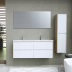 Ensemble SKARA  set de salle de bain 120, vanity+vasque+miroir & Colonne