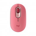 Souris Sans Fil Logitech POP Mouse avec Emojis Personnalisables, Bluetooth, USB, Multidispositifs - Rose