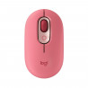 Souris Sans Fil Logitech POP Mouse avec Emojis Personnalisables, Bluetooth, USB, Multidispositifs - Rose