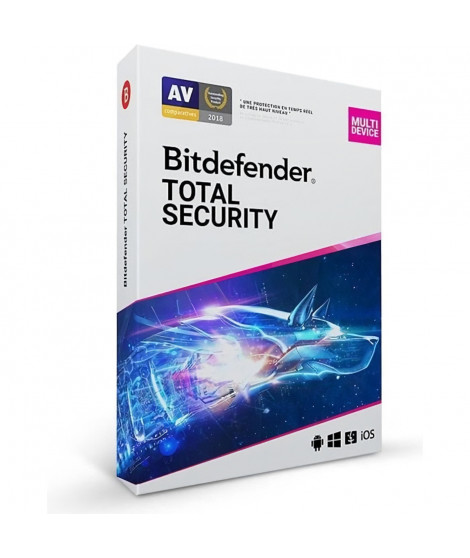 Bitdefender Total Security 2022 - 10 appareils - 2 ans