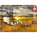 Puzzle MOULINS a VENT, CONSUEGRA - 1500 pieces - Theme Architecture et monument - Marque EDUCA