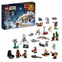 Calendrier de l'Avent LEGO Star Wars 75366 - 24 Cadeaux de Noël dont 9 Personnages et 10 Jouets de Véhicules