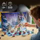 Calendrier de l'Avent LEGO Star Wars 75366 - 24 Cadeaux de Noël dont 9 Personnages et 10 Jouets de Véhicules