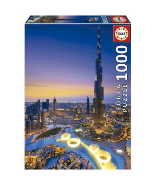 Puzzle Architecture et monument - EDUCA - BURJ KHALIFA, ÉMIRATS ARABES UNIS - 1000 pieces