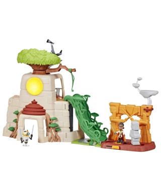 Star Wars Temple Jedi de Tenoo - HASBRO - Figurine - Sonore et lumineux - 2 figurines incluses
