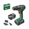 Perceuse visseuse Bosch UniversalImpact 18V60 Brushless (+2xbatteries 2,0Ah) + chargeur AL 18V-20 - 06039D7102