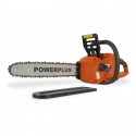 Powerplus Dual Power Tronçonneuse a Batterie POWDPG7576 - 40 V,Guide de 350 mm, sans Batterie ni Chargeur