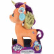 Jemini my little pony peluche sunny sonore et lumineuse +/- 25 cm avec sa brosse