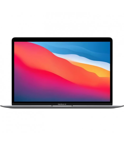 Apple - 13,3 MacBook Air (2020) - Puce Apple M1 - RAM 8Go - Stockage 256Go - Gris Sidéral - AZERTY