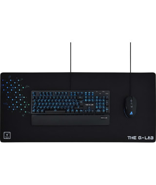 THE G-LAB PAD YTTRIUM Tapis de souris Gaming XXL 900x400x4mm avec gomme anti-dérapante