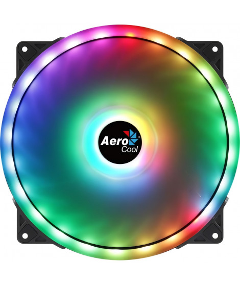 AEROCOOL - Duo 20 ARGB 6pins - Ventilateur 200mm pour boitier