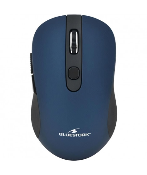 BLUESTORK -Souris Sans Fil - 2,4 GHz - 6 boutons - Bleu