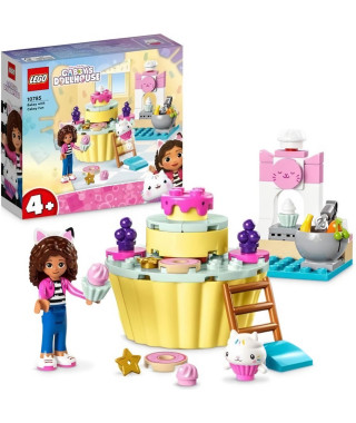 LEGO Gabby et la Maison Magique 10785 Praline et P'tichou S'Amusent, Jouet avec Figurines Chat