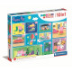 Clementoni -Puzzle 10 en 1 - Peppa Pig