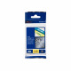 Ruban BROTHER - TZEPR955 - 24mm Blanc sur fond Argent Premium - Qt 1