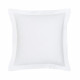 Taie d'oreiller TODAY Essential - 63 x 63+5 cm - 100% Coton uni - Craie