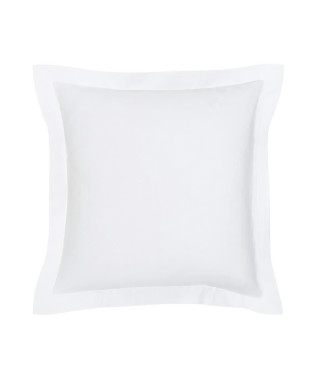 Taie d'oreiller TODAY Essential - 63 x 63+5 cm - 100% Coton uni - Craie