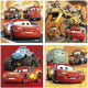 CARS - Malette de 4 puzzles progressifs