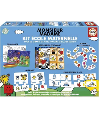 KIT ECOLE MATERNELLE M MME - EDUCA - Jeu éducatif - 19691