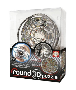 PUZZLE 3D ROND CHARLES FAZZINO - EDUCA - 19707