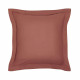 Taie d'oreiller TODAY Essential - 63 x 63+5 cm - 100% Coton uni - Terracotta