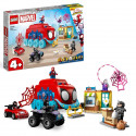 LEGO Marvel 10791 Le QG Mobile de l'Équipe Spidey, Jouet Enfants avec Figurines Black Panther